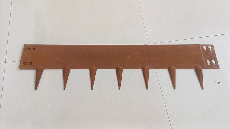 corten steel landscape edging